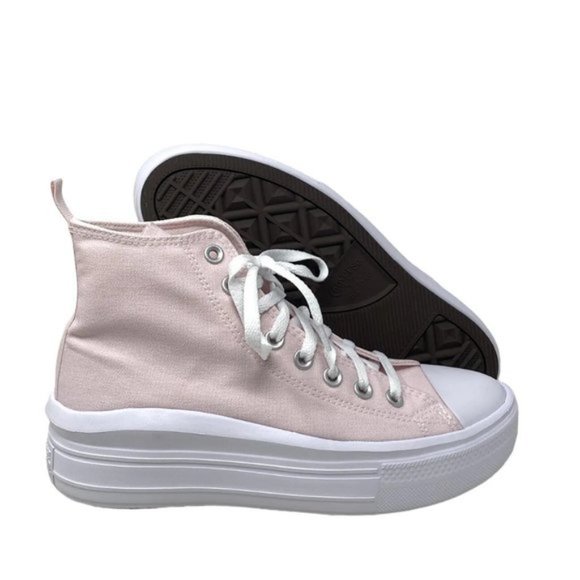 Converse Chuck Taylor Move Platform Shoes Kid Women Canvas Pink Sneakers A03629C - Picture 3 of 5